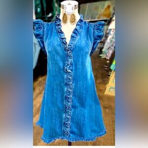 Large Jean pull over dress